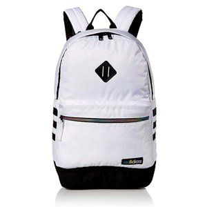 Classic 3S III Laptop Backpack White/Rainbow Zippe